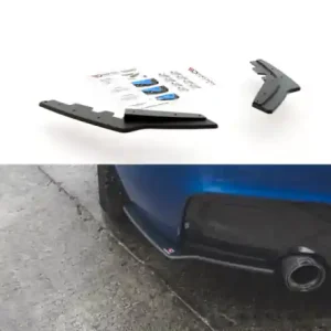 Top Prodej Maxton Design Zesílené boční lišty zadního nárazníku Racing BMW M135i F20 - černá BM1F20MCNC-RSD1B