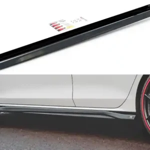 Dokud Zásoby Vydrží Maxton Design Prahové lišty VW Golf VIII GTI V.3 - texturovaný plast VW-GO-8-GTI-SD3T