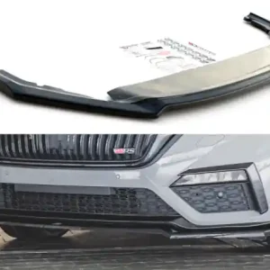 Sezónní Sleva Maxton Design Spoiler předního nárazníku Škoda Octavia IV RS V.4 - karbon SK-OC-4-RS-FD2C
