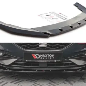Novinka Maxton Design Spoiler předního nárazníku Seat Leon FR Mk4 V.2 - texturovaný plast SE-LE-4-FR-FD2T