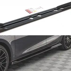 Vrácení Zdarma Maxton Design Prahové lišty Seat Leon FR Mk4 V.2 - černý lesklý lak SE-LE-4-FR-SD2G