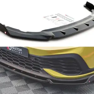 Novinka Maxton Design Spoiler předního nárazníku VW Golf VIII GTI Clubsport V.1 - karbon VW-GO-8-GTI-CS-FD1C+FSF