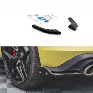 Vysoce Kvalitní Maxton Design Boční lišty zadního nárazníku VW Golf VIII GTI Clubsport V.1 - karbon VW-GO-8-GTI-CS-RSD1C+RSF