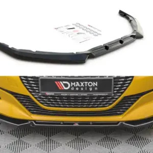 Bezpečná Platba Maxton Design Spoiler předního nárazníku Peugeot 208 Mk2 V.1 - texturovaný plast PE-208-2-FD1T