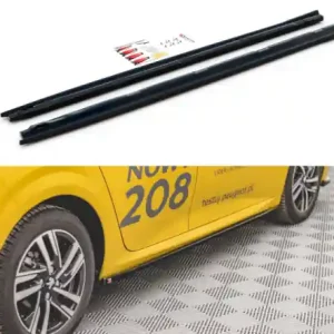 Časově Omezené Maxton Design Prahové lišty Peugeot 208 Mk2 - karbon PE-208-2-SD1C