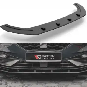 Cenová Bomba Maxton Design Spoiler předního nárazníku Street Pro Seat Leon FR Mk4 - černá SELE4FRCNC-FD1B
