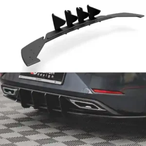 Cenově Výhodný Maxton Design Zadní difuzor Street Pro Seat Leon FR Hatchback Mk4 - červená SELE4FRCNC-RS1BRB