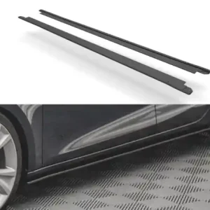 Doprava Zdarma Maxton Design Prahové lišty Street Pro Seat Leon FR Mk4 - červeno-černá SELE4FRCNC-SD1BRB