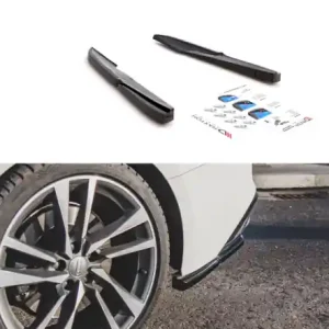 Ihned K Objednání Maxton Design Boční lišty zadního nárazníku Audi S5/A5 S-Line B9 Facelift - texturovaný plast AU-S5-2F-SB-RSD1T