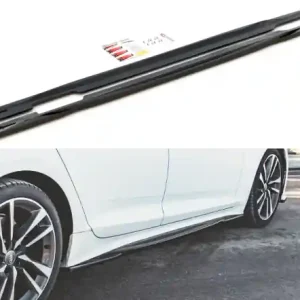 Finální Výprodej Maxton Design Prahové lišty Audi S5/A5 S-Line B9 Facelift - karbon AU-S5-2F-SD1C