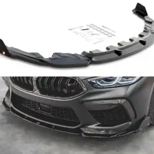 Zlevněný Maxton Design Spoiler předního nárazníku BMW M8 Gran Coupe F93 V.1 - karbon BM-M8-G16-FD1C+FSF