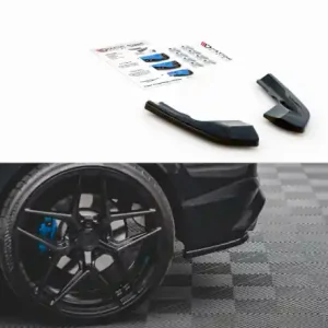 Novinka Maxton Design Boční lišty zadního nárazníku VW Golf VIII R - karbon VW-GO-8-R-RSD1C