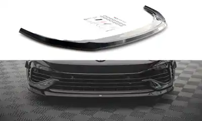 Časově Omezené Maxton Design Spoiler předního nárazníku VW Golf VIII R V.5 - texturovaný plast VW-GO-8-R-FD5T