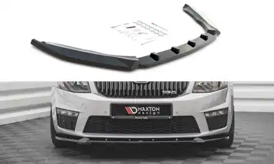 Bezpečná Platba Maxton Design Spoiler předního nárazníku Škoda Octavia III RS V.3 - texturovaný plast SK-OC-3-RS-FD3T