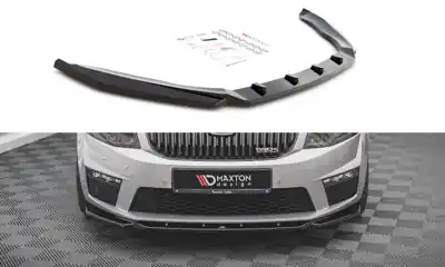 Hit Sezóny Maxton Design Spoiler předního nárazníku Škoda Octavia III RS V.4 - texturovaný plast SK-OC-3-RS-FD4T