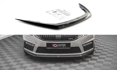 Speciální Cena Maxton Design Spoiler předního nárazníku Škoda Octavia III RS Facelift V.1 - karbon SK-OC-3F-RS-FD1C