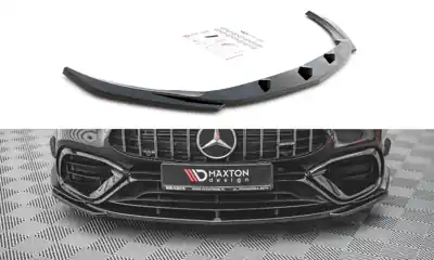 Akce Maxton Design Spoiler předního nárazníku Mercedes AMG CLA 45 Aero (C118) V.1 - karbon ME-CLA-118-45AMG-FD1C