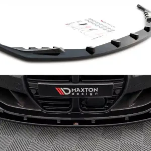 Ověřený Maxton Design Spoiler předního nárazníku BMW M3 G80 / M4 G82 V.1 - černý lesklý lak BM-4-G82-M-FD1G