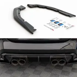 Super Cena Maxton Design Boční lišty zadního nárazníku BMW M4 G82 - černý lesklý lak BM-4-G82-M-RSD1G