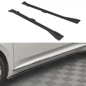 Vysoce Kvalitní Maxton Design Prahové lišty Street Pro VW Arteon R-Line Facelift - černé VWAR1FRLINECNC-SD1B