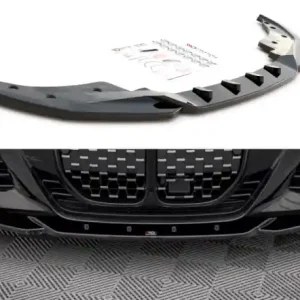 Poslední Šance Maxton Design Spoiler předního nárazníku BMW 4 G22 M-Paket V.4 - texturovaný plast BM-4-G22-MPACK-FD4T