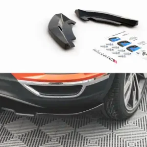 Doprava Zdarma Maxton Design Boční lišty zadního nárazníku VW T-Roc - texturovaný plast VW-T-ROC-1-RSD1T