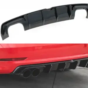 Dokud Zásoby Vydrží Maxton Design Spoiler zadního nárazníku AUDI S3 8V Sedan - texturovaný plast AU-S3-3-S-RS1T