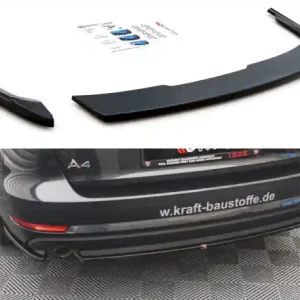 Zlevněný Maxton Design Spoiler zadního nárazníku AUDI A4 B9 Avant - karbon AU-A4-B9-AV-RSD1C