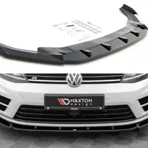 Autentický Maxton Design Spoiler předního nárazníku VW Golf Mk7 R V.4 - karbon VW-GO-7-R-FD4C