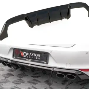 Akční Nabídka Maxton Design Spoiler zadního nárazníku VW Golf Mk7 R - černý lesklý lak VW-GO-7-R-RS1G