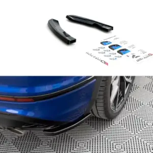 Dokud Zásoby Vydrží Maxton Design Boční lišty zadního nárazníku VW Tiguan Mk2 R / R-Line Facelift - karbon VW-TI-2F-R-RSD1C