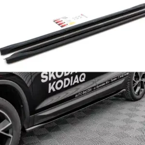 Nová Kolekce Maxton Design Prahové lišty Škoda Kodiaq Facelift - karbon SK-KO-1F-SD1C