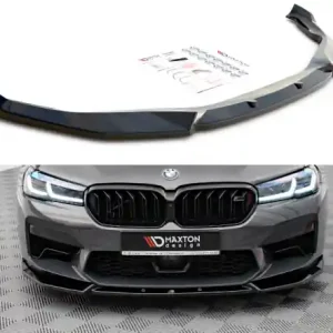 Akce Maxton Design Spoiler předního nárazníku BMW M5 F90 Facelift V.1 - texturovaný plast BM-5-90F-M-FD1T