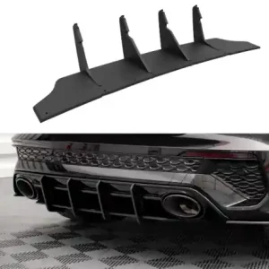 Novinka Maxton Design Zadní difuzor Street Pro AUDI RS3 8Y Sportback - červeno-černý AURS38YCNC-RS1B+BRBI