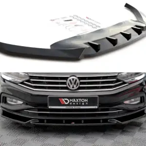 Akční Cena Maxton Design Spoiler předního nárazníku VW Passat B8 Facelift V.2 - texturovaný plast VW-PA-B8F-FD2T