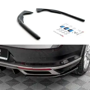 Vrácení Zdarma Maxton Design Boční lišty zadního nárazníku VW Passat B8 Facelift - černý lesklý lak VW-PA-B8F-RSD1G