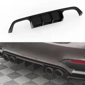 Zlevněný Maxton Design Spoiler zadního nárazníku BMW M4 F82 - černý lesklý lak BM-4-82-M-RS1G