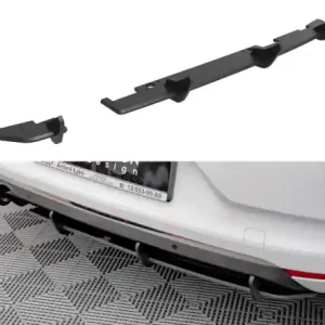 Přímo Od Výrobce Maxton Design Zadní difuzor Street Pro Renault Clio Mk5 - červený RECL5CNC-RS1BRB