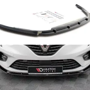 Víkendová Akce Maxton Design Spoiler předního nárazníku Renault Clio Mk5 V.2 - texturovaný plast RE-CL-5-FD2T