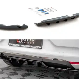 Cenově Výhodný Maxton Design Lišta zadního nárazníku Renault Clio Mk5 - karbon RE-CL-5-RSD1C+RD1C