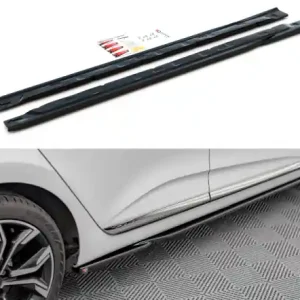 Cenový Hit Maxton Design Prahové lišty Renault Clio Mk5 - karbon RE-CL-5-SD1C