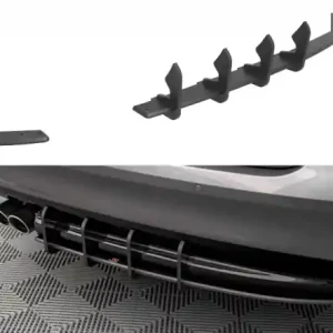 Sleva Maxton Design Zadní difuzor Street Pro Jaguar XF Mk2 R-Sport - černý JAXF2RSPORTCNC-RS1B