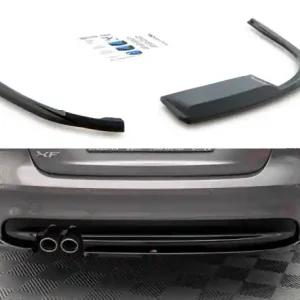 Levný Maxton Design Lišta zadního nárazníku Jaguar XF Mk2 R-Sport - texturovaný plast JA-XF-2-RSPORT-RSD1T