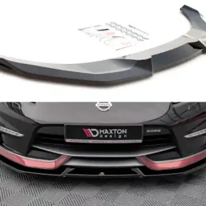 Tovární Cena Maxton Design Spoiler předního nárazníku Nissan 370Z Nismo Facelift V.2 - texturovaný plast NI-370Z-NISMO-FD2T