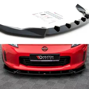 Originální Maxton Design Spoiler předního nárazníku Nissan 370Z Facelift V.3 - texturovaný plast NI-370F-FD3T