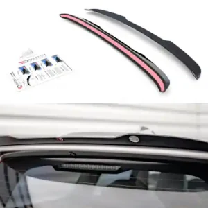 Značkový Maxton Design Nástavec střešního spoileru Volvo V70 Mk3 V.1 - texturovaný plast VO-V70-3-CAP1T