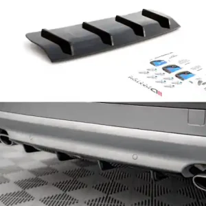 Ověřený Maxton Design Lišta zadního nárazníku Volvo V70 Mk3 - texturovaný plast VO-V70-3-RS1T