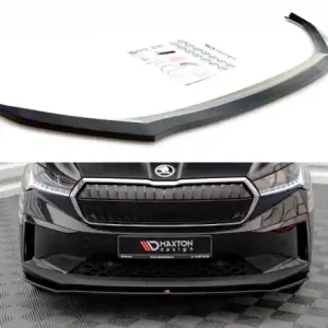 Expresní Doručení Maxton Design Spoiler předního nárazníku ŠKODA Enyaq iV V.1 - černý lesklý lak SK-EN-1-FD1G