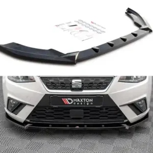 Vysoce Kvalitní Maxton Design Spoiler předního nárazníku SEAT Ibiza Mk5 V.1 - texturovaný plast SE-IB-5-FD1T