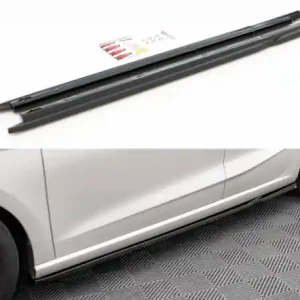 Novinka Maxton Design Prahové lišty SEAT Ibiza Mk5 V.2 - černý lesklý lak SE-IB-5-SD2G